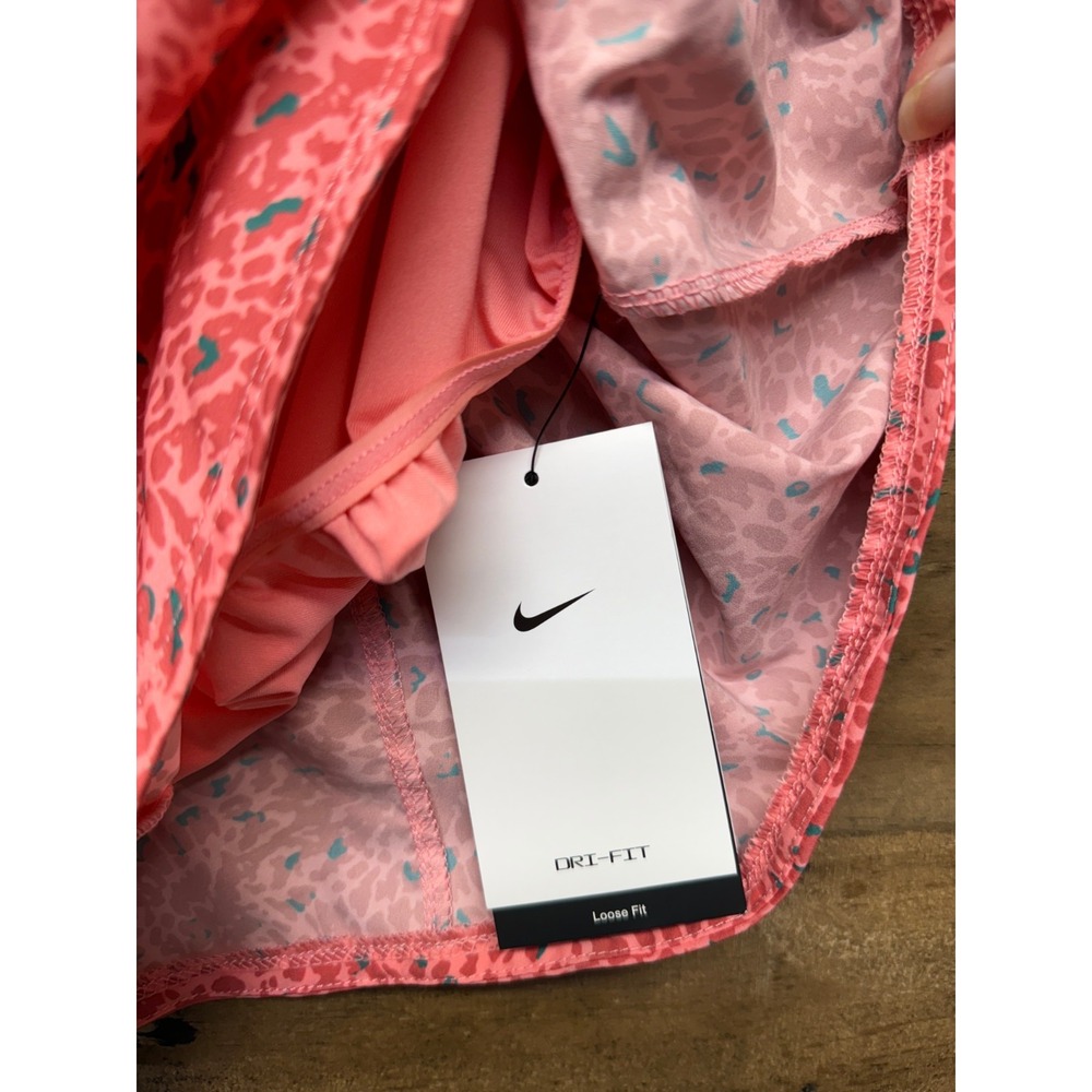 Nike Dri-FIT Training Shorts Women's XL Desert Coral 3" Brief-Lined HF4500-611 - Picture 4 of 7